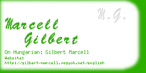 marcell gilbert business card